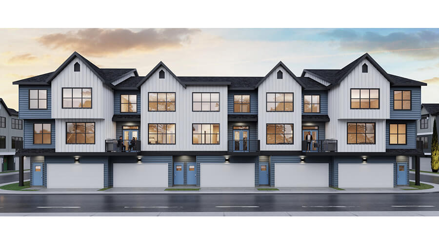 The Everly Townhomes Block 14 The Orchards Brookfield Residential