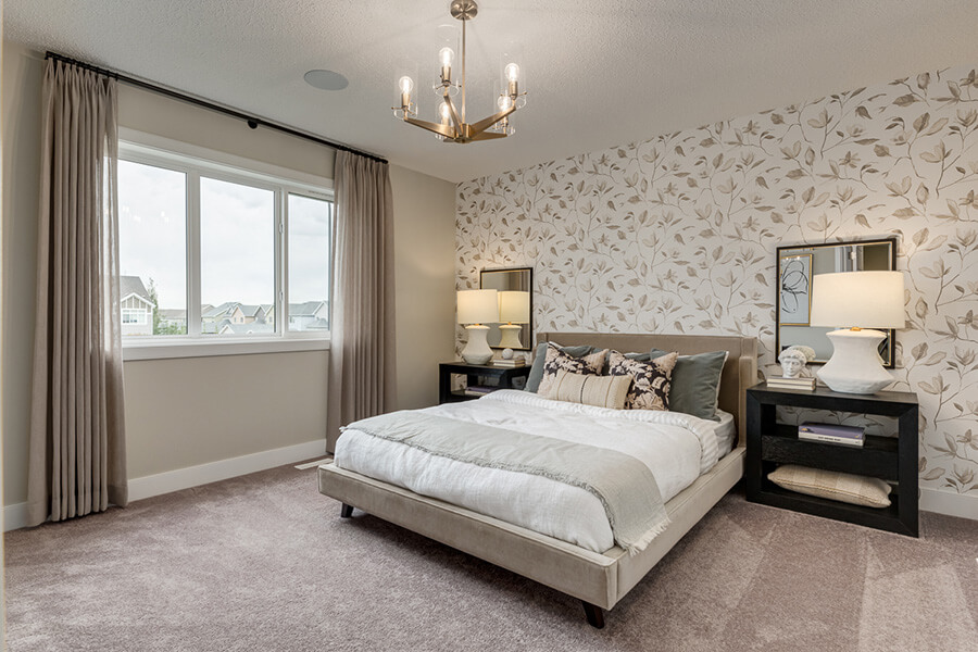 Bentley Duplex Show Home Excel Homes Orchards Edmonton Primary Bedroom