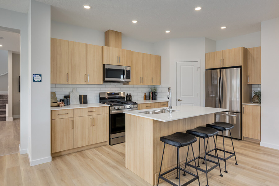 Emerson Show Home Excel Homes Orchards Edmonton Kitchen